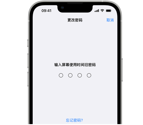 托克逊iPhone屏幕维修分享iPhone屏幕使用时间密码忘记了怎么办 