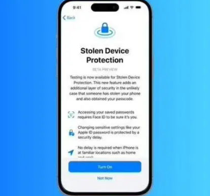 托克逊苹果授权维修店分享被盗设备保护功能开启方法 