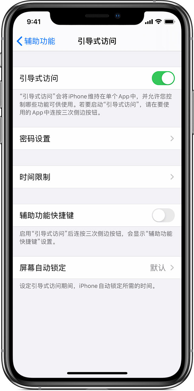 托克逊苹果手机维修分享如何在 iPhone 上退出引导式访问 